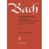 9790004172919BRKEB7137 Kantate 137 Lobe den Herren