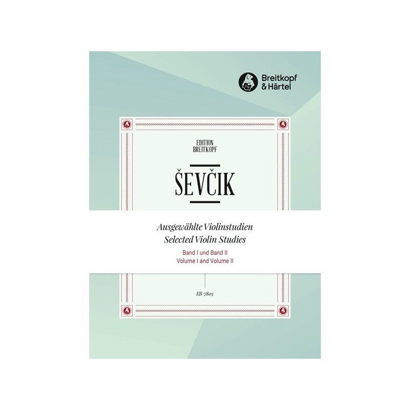 9790004188989BRKEB9421 Ausgewählte Violinstudien