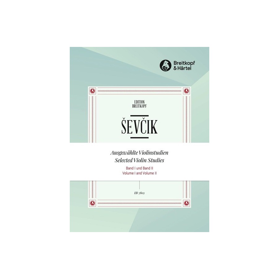 9790004188989BRKEB9421 Ausgewählte Violinstudien