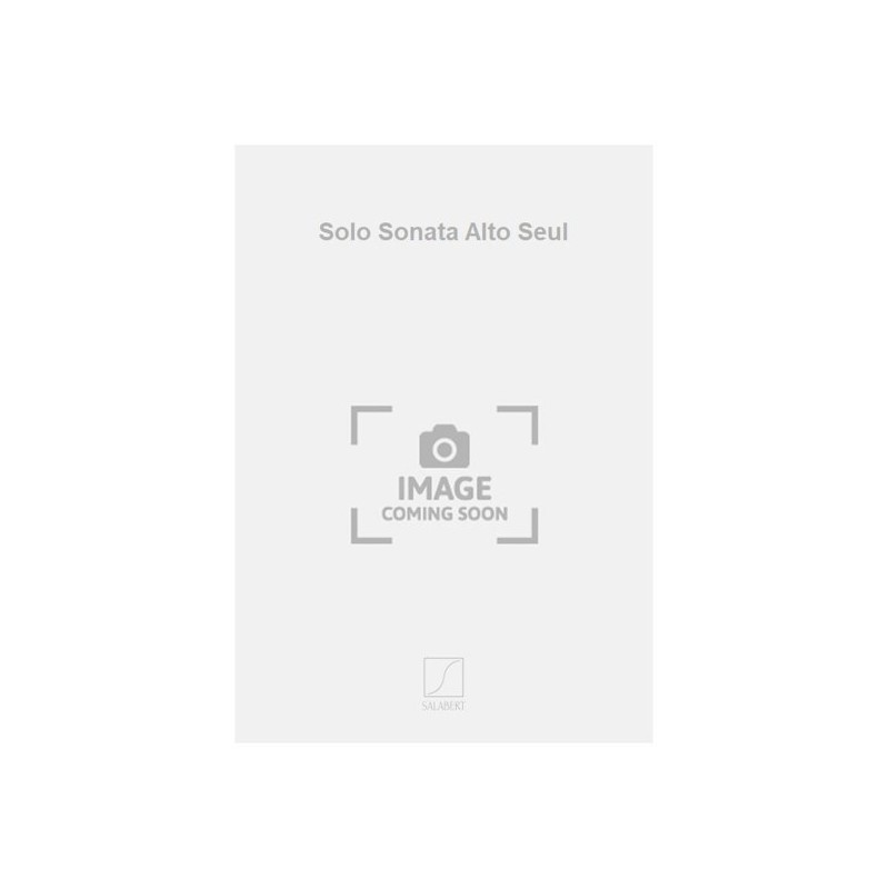 9790048030633SLB_00264400 Solo Sonata Alto Seul