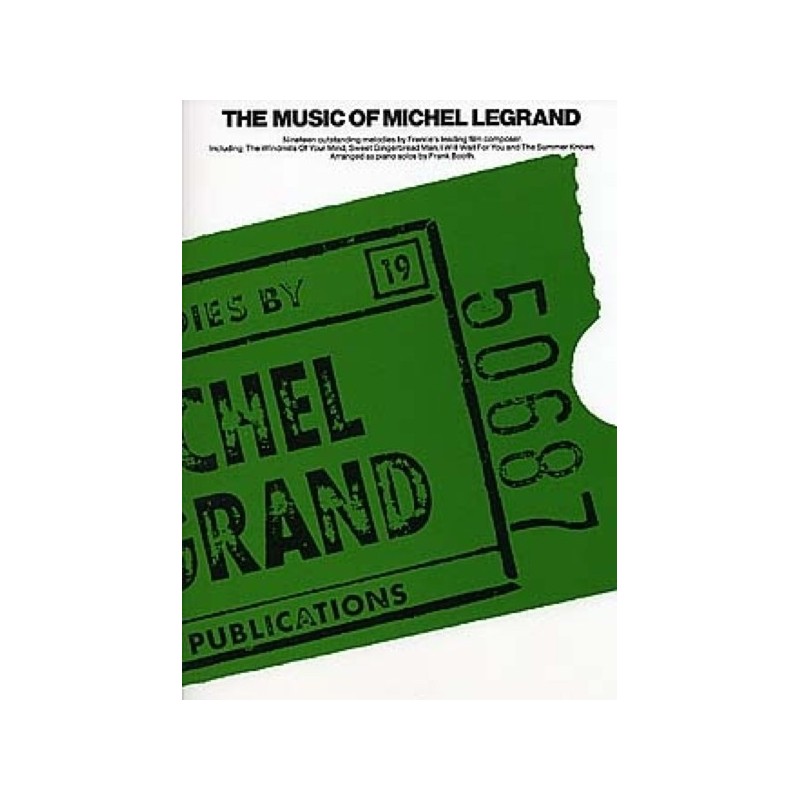 9780860017035MUSAM25727 The Music Of Michel Legrand