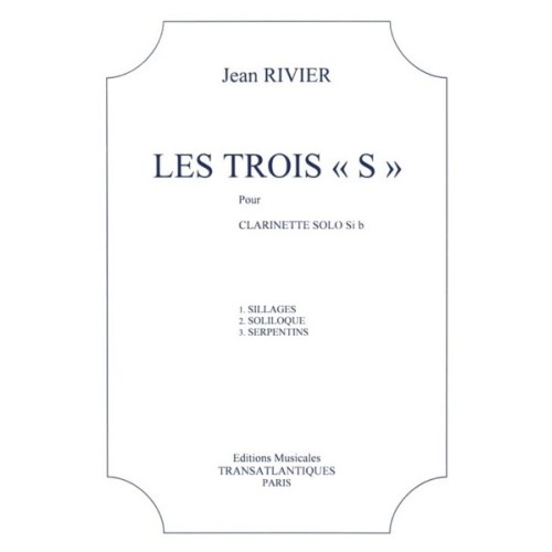 Les 3 S : Sillages,...