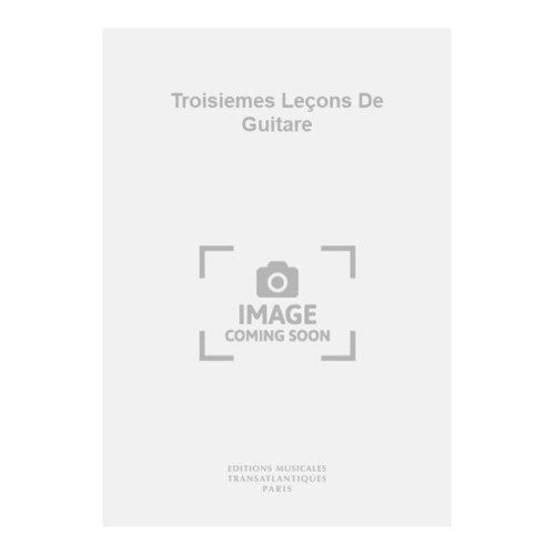 9790035255766ETR001693 Troisiemes Leçons De Guitare