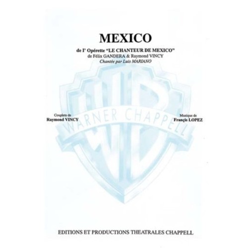 Mexico (De l'opérette le...