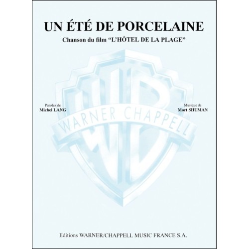 9788850706716CARMF195 Été de Porcelaine (Du Film l'hotel de la Plage)