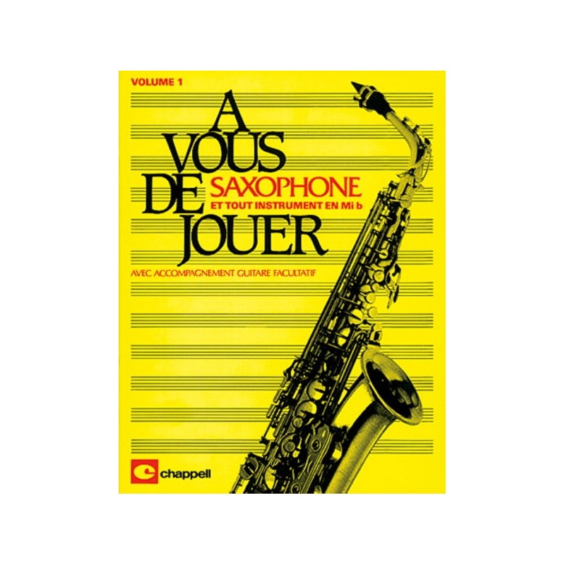 9788850704965CARMF570 A Vous De Jouer Saxophone Vol 1