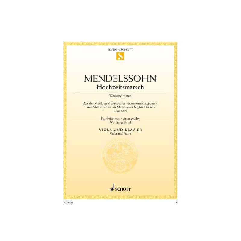 9790001180979ED0_9932 Marche nuptiale op. 61/9