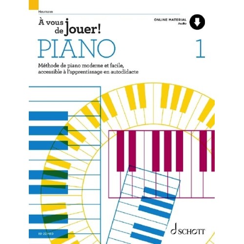 9790001215053ED_22218-96 À vous de jouer! PIANO Vol. 1