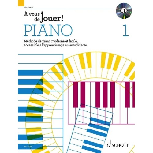 97900012024739783795749880ED_22218 À vous de jouer! PIANO Vol. 1