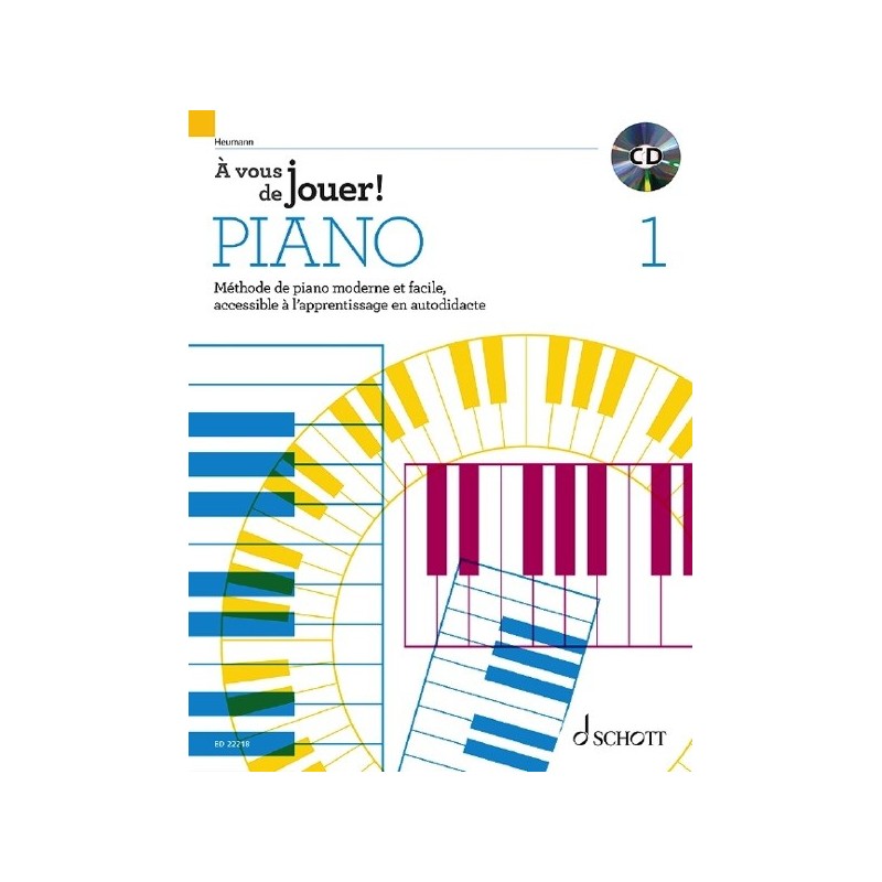 97900012024739783795749880ED_22218 À vous de jouer! PIANO Vol. 1