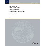 9790001048668ED_4112 Cinq poèmes de Charles d'Orléans