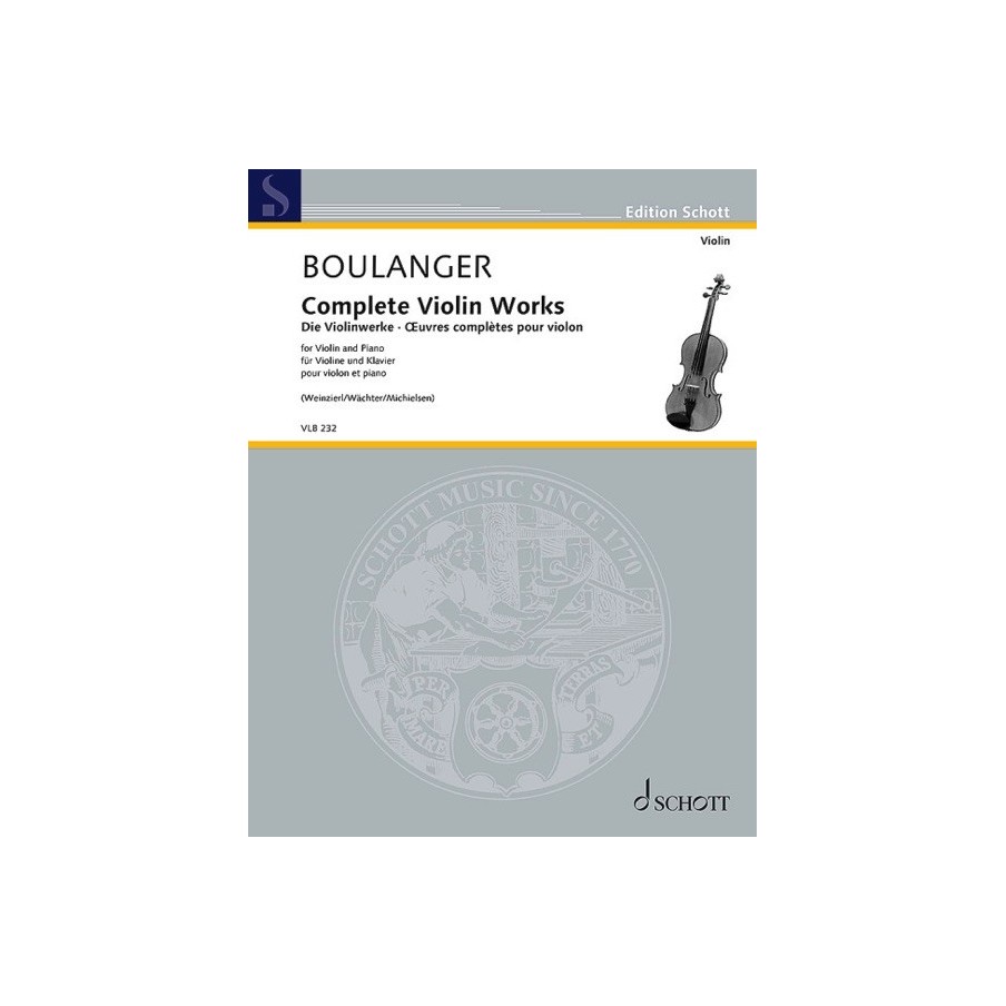 9790001215923VLB_232 Œuvres complètes pour violon