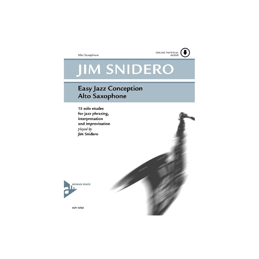 9790206304200ADV_14760 Easy Jazz Conception Alto Saxophone