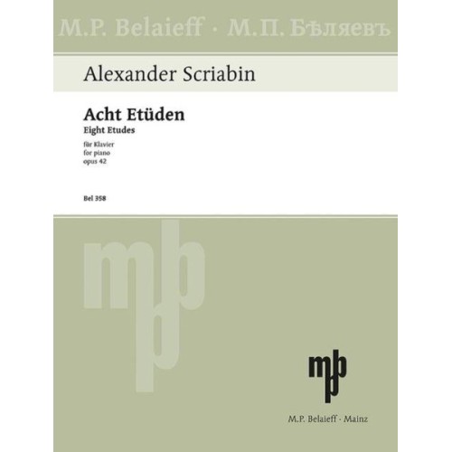 9790203001881358 BEL Eight Etudes op. 42