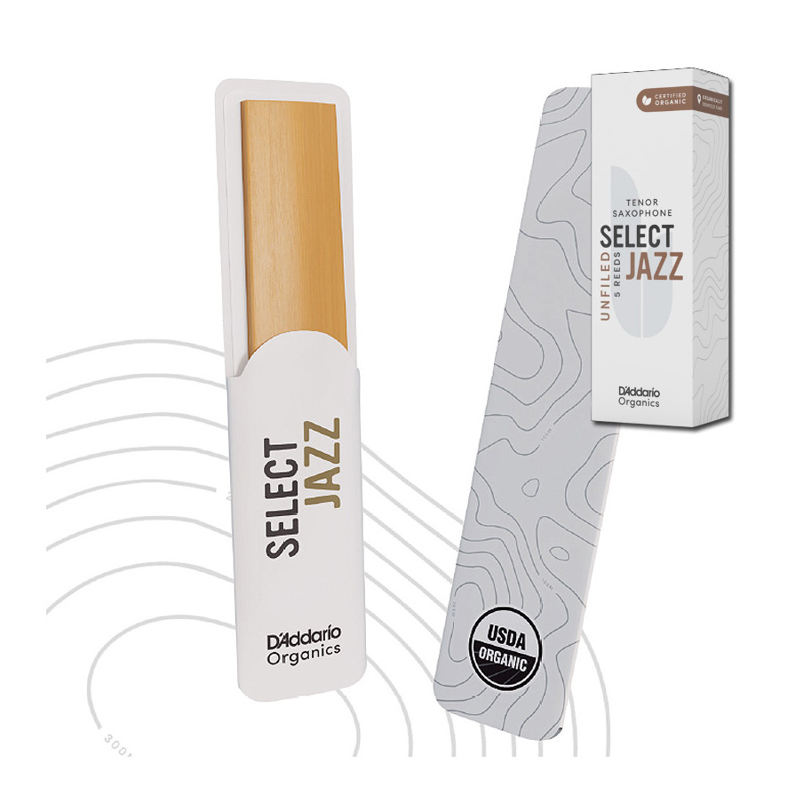 Anche à l'unité Saxophone Ténor Select Jazz Unfiled Organics- D'Addario Anche à l'unité Saxophone Ténor Select Jazz Unfiled Organics- D'Addario