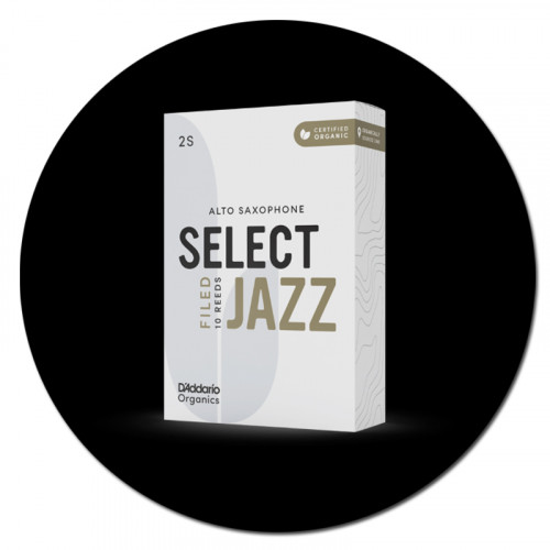 Anche à l'unité Saxophone Alto Select Jazz Filed Organics - D'Addario