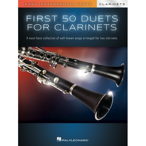 9798350106770HL01297739 First 50 Duets for Two Clarinets