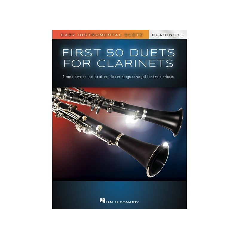 9798350106770HL01297739 First 50 Duets for Two Clarinets