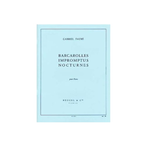 9790047227515ALHE22751 Barcarolles, Impromptus And Nocturnes