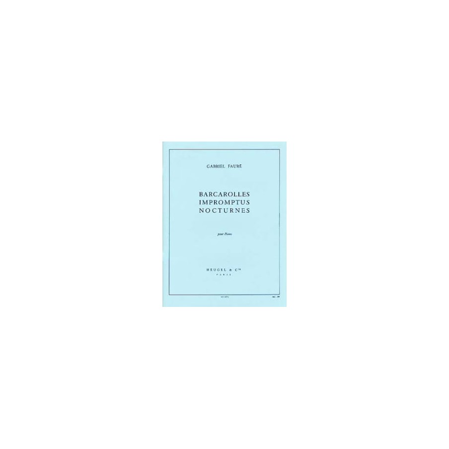 9790047227515ALHE22751 Barcarolles, Impromptus And Nocturnes