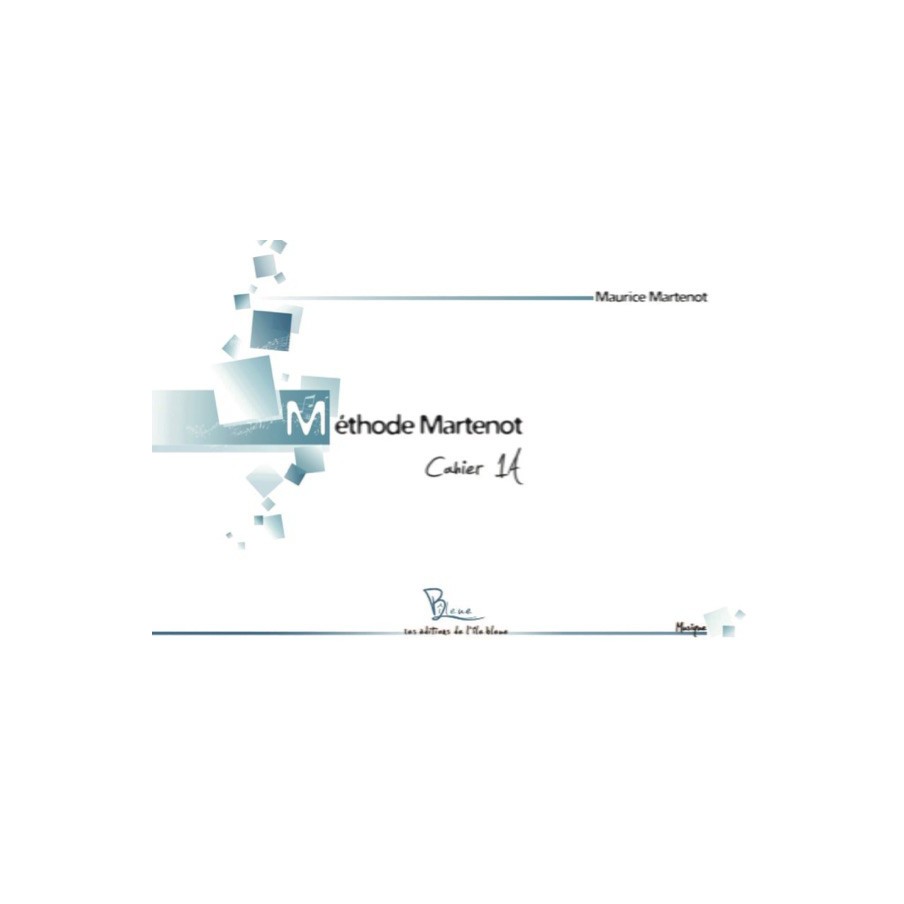 9782917992012EIB176002 Méthode Martenot - Cahier 1A