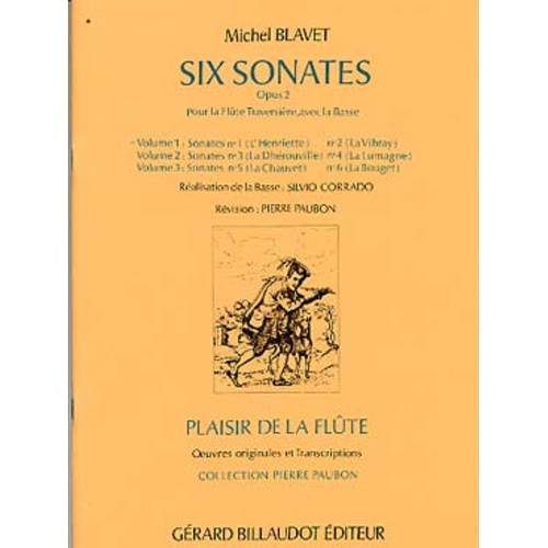 Six Sonates Opus 2 Volume 1...