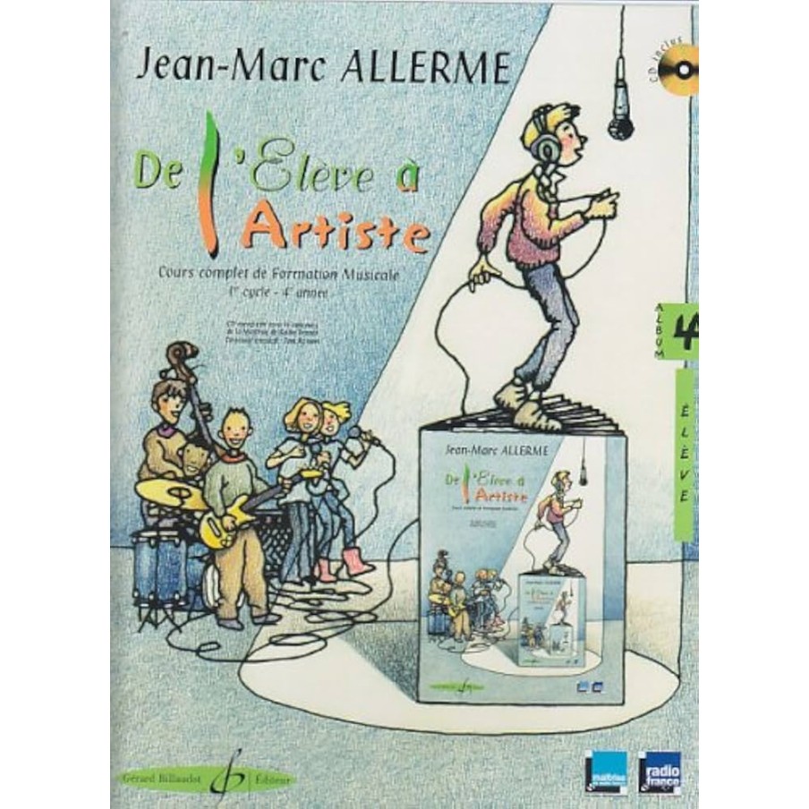 De L'Eleve A L'Artiste Vol. 4 - Livre De L'Eleve