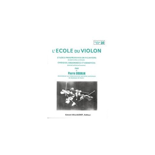 L'Ecole Du Violon Volume 10
