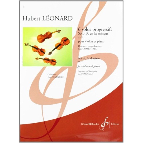 9790043075950GB7595 6 Solos Progressifs Opus 62 B En La Mineur