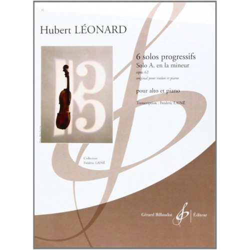9790043076452GB7645 6 Solos Progressifs Opus 62, Solo A En La Mineur