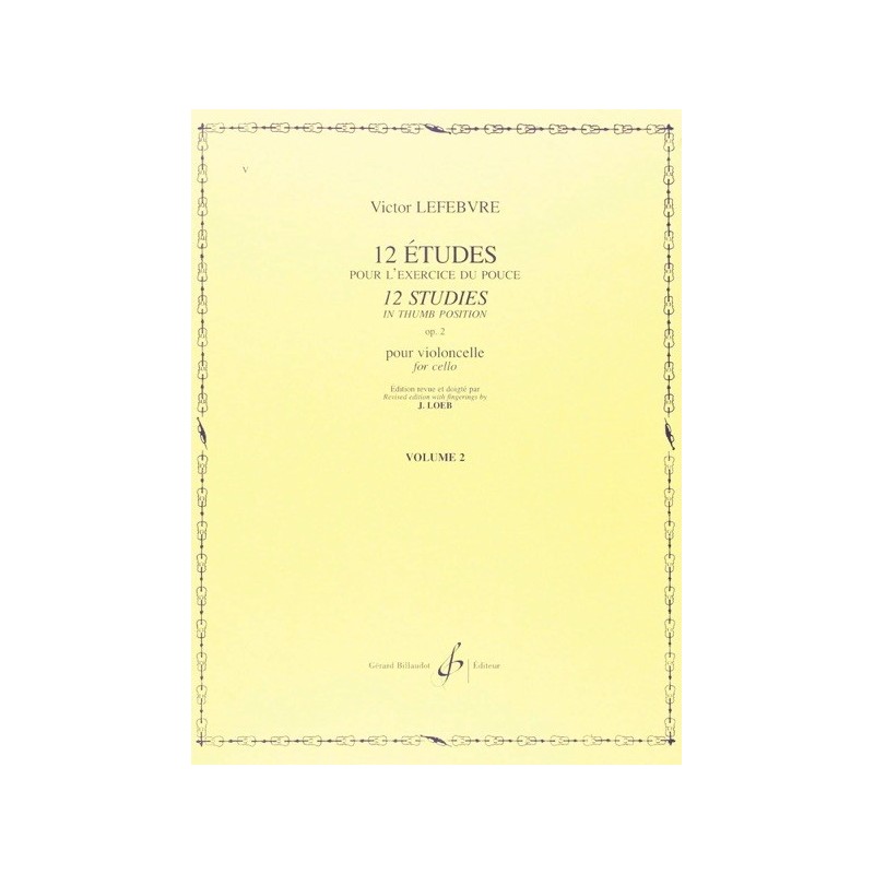 9790043932703GBR19320-B 12 Etudes Opus 2 Volume 2
