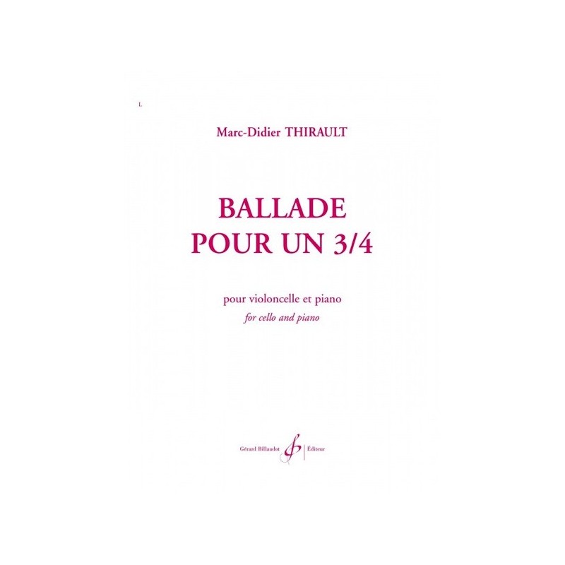 9790043037934GB3793 Ballade Pour Un 3/4