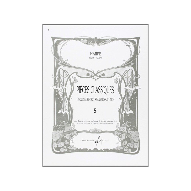 9790043043690GB4369 Pieces Classiques Pour Harpe Volume 5