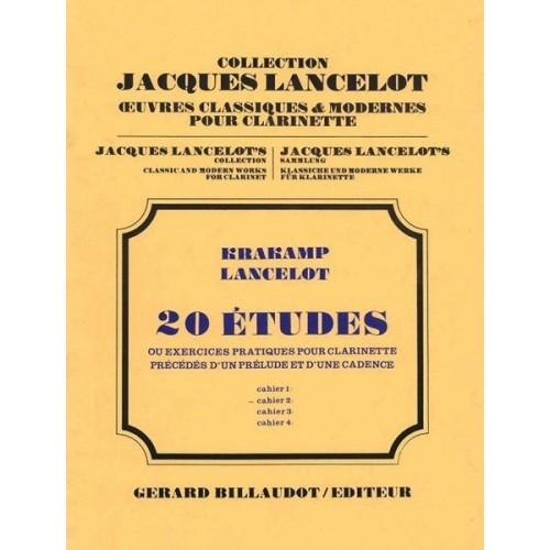 0000000292122GB3134 20 Etudes Ou Exercices Volume 1