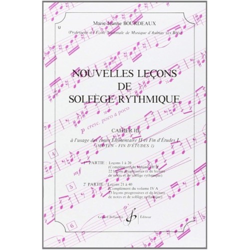 Nouvelles leçons de solfège...