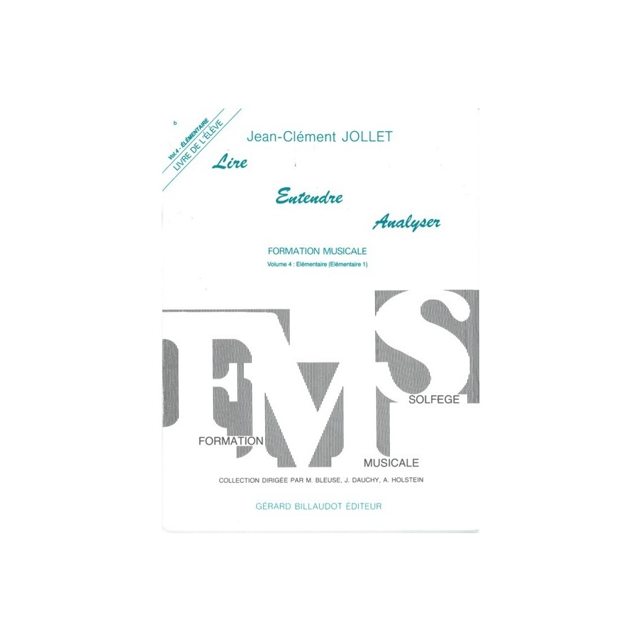 GB4119-B Lire Entendre Analyser Volume 4 Eleve