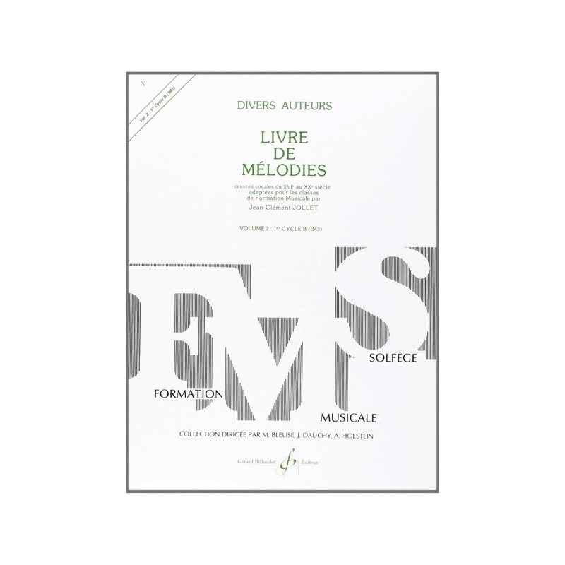 9790043046608GB4660 Livre De Melodies Volume 2