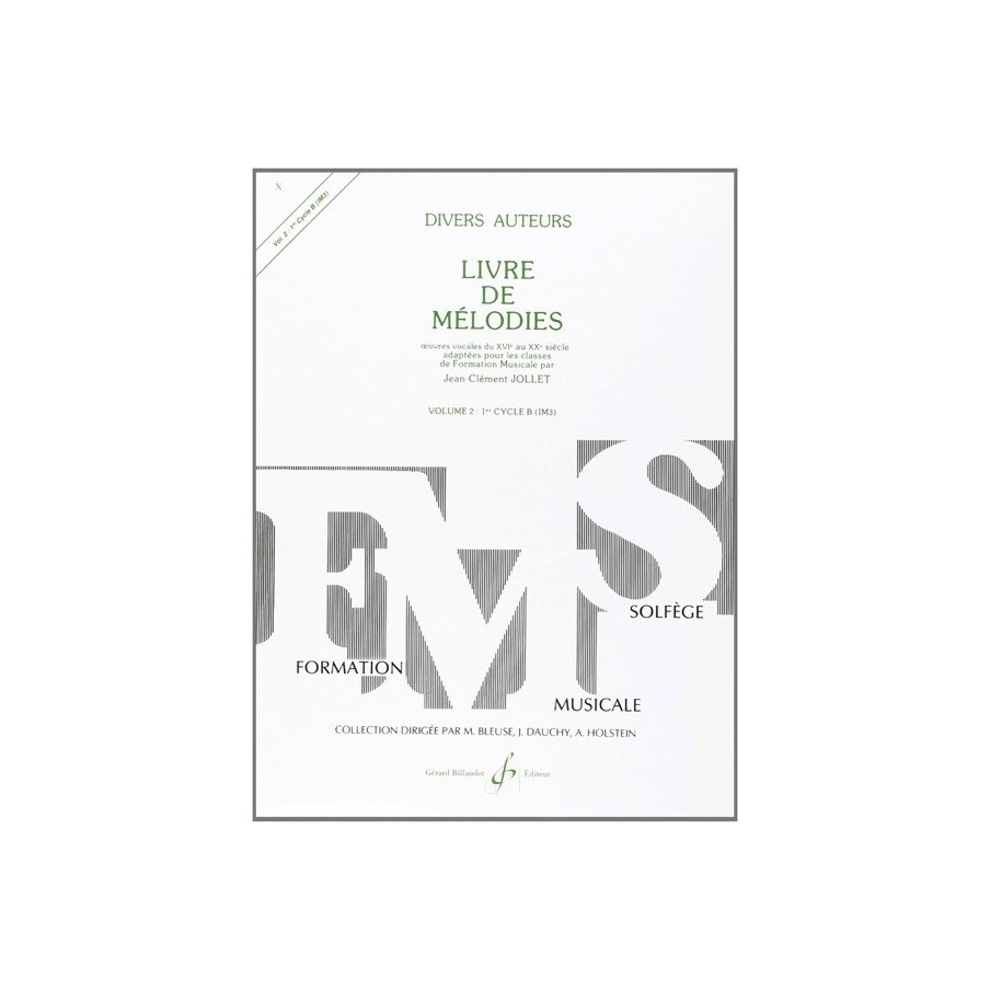 9790043046608GB4660 Livre De Melodies Volume 2