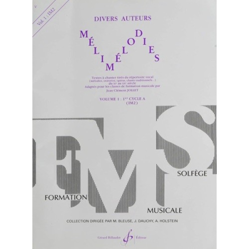 Melimelodies Volume 1