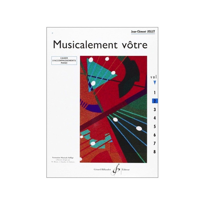 9790043063629GB6362 Musicalement Votre Vol.2 Accompagnements Prof.