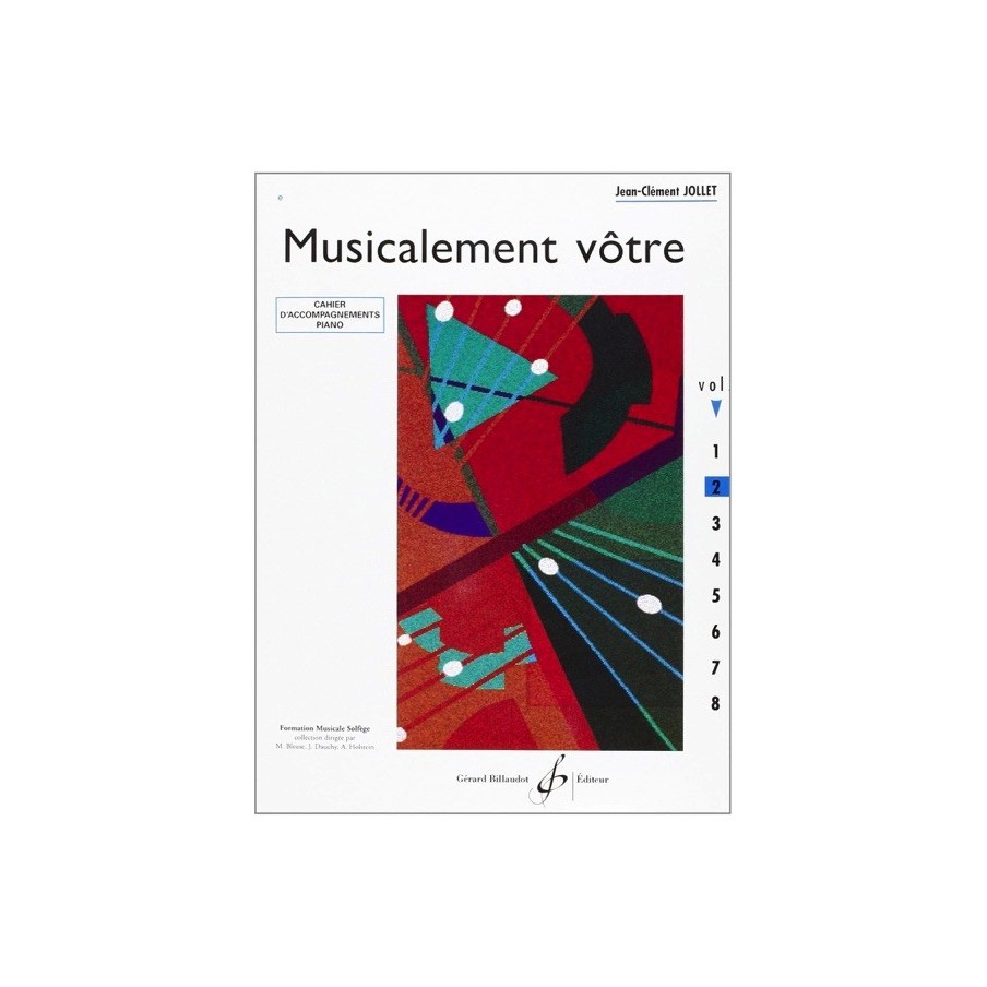 9790043063629GB6362 Musicalement Votre Vol.2 Accompagnements Prof.