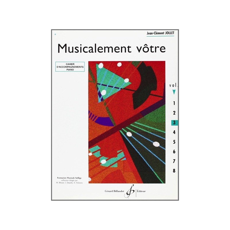 9790043063636GB6363 Musicalement Votre Vol.3 Accompagnements Prof.