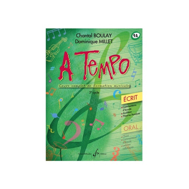 9790043095095GB9509 A Tempo - Partie Ecrite - Volume 9a