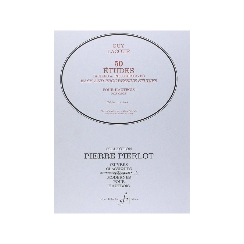 9790043006107GB15493B 50 Etudes Faciles & Progressives - Volume 1