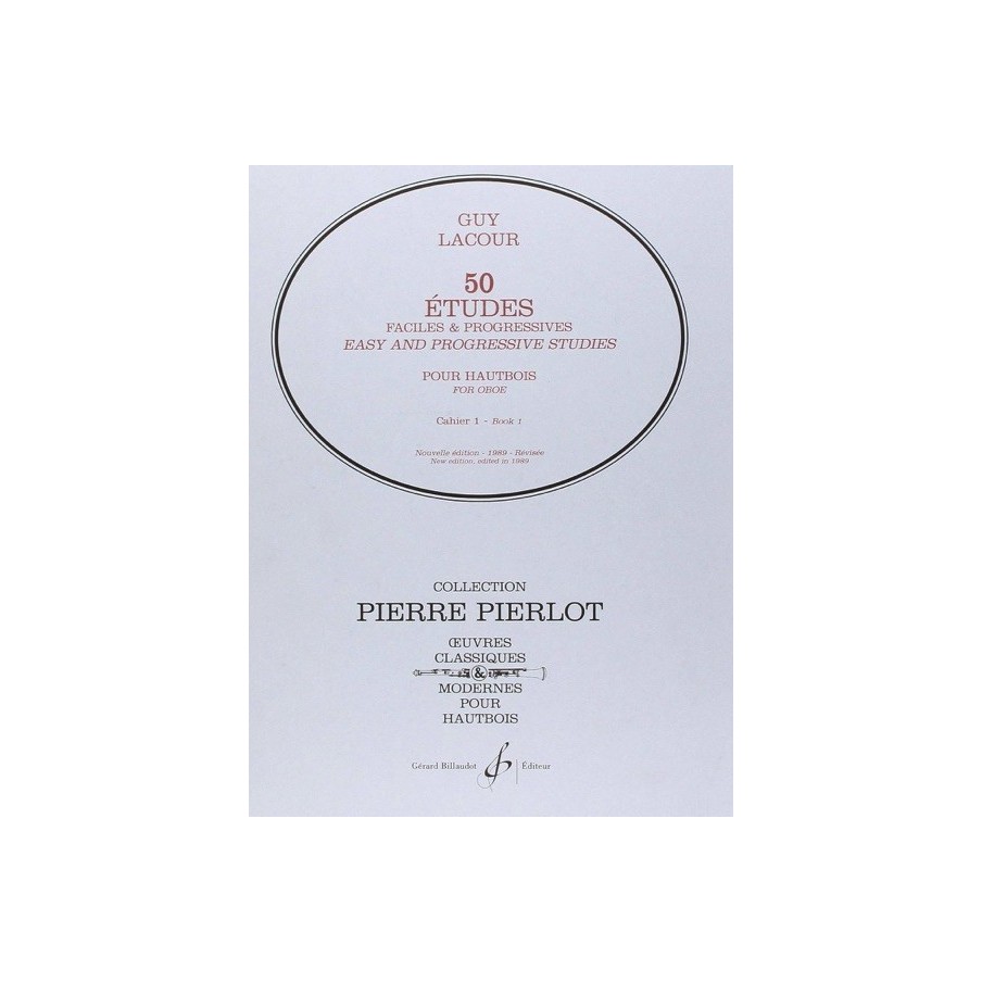9790043006107GB15493B 50 Etudes Faciles & Progressives - Volume 1