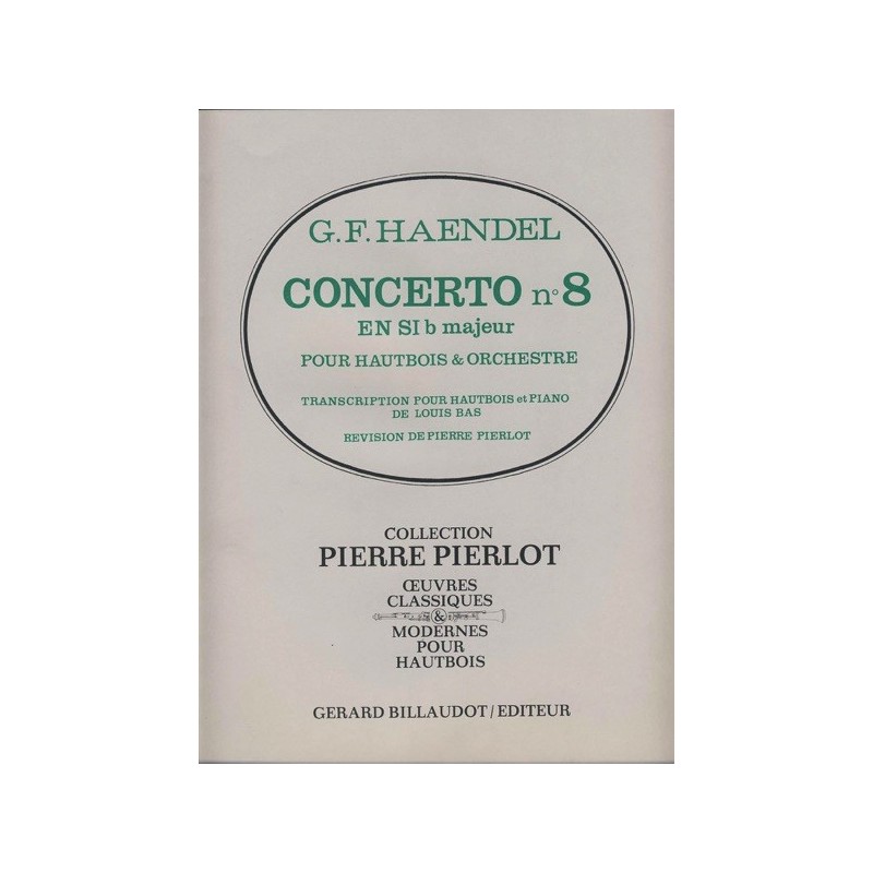 9790043016885GB1688 Concerto N°8 En Sib Majeur