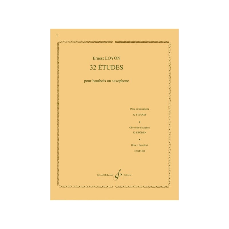 9790043003526GBCC3060 32 Etudes