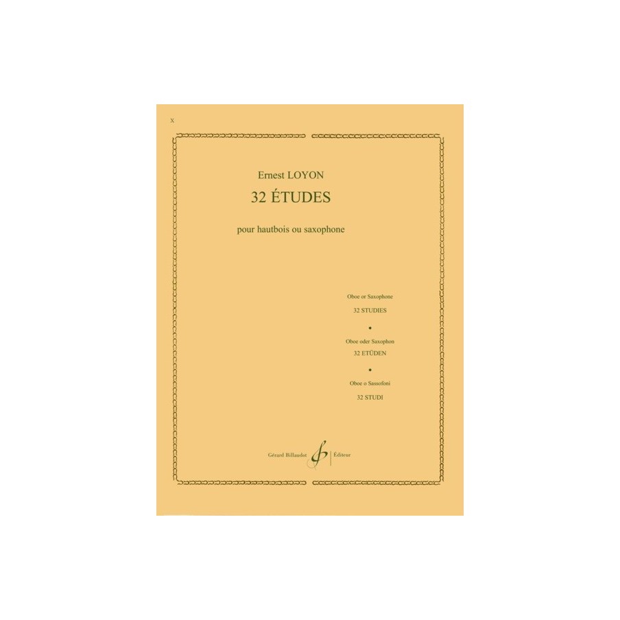 9790043003526GBCC3060 32 Etudes