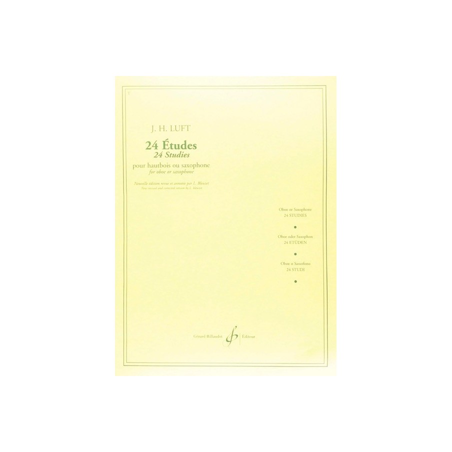 9790043003601GBCC3083 24 Etudes (Bleuzet)