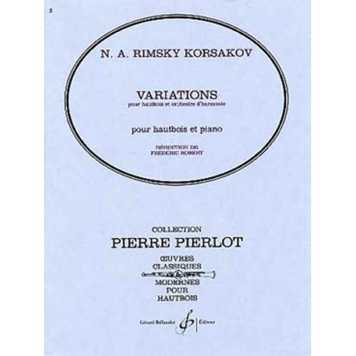 GBMRB1237-1 Variations Pour Hautbois Et Orchestre D'Harmonie
